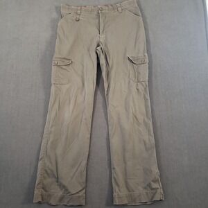 Lee Cargo Pants  Womens Size 10 Comfort Waist Mid-Rise Straight  Brown